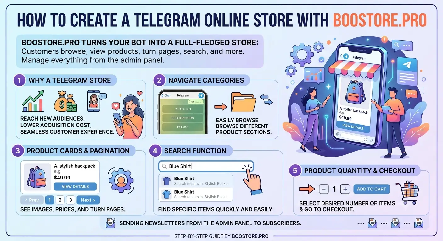 How to Create an Online Store in Telegram