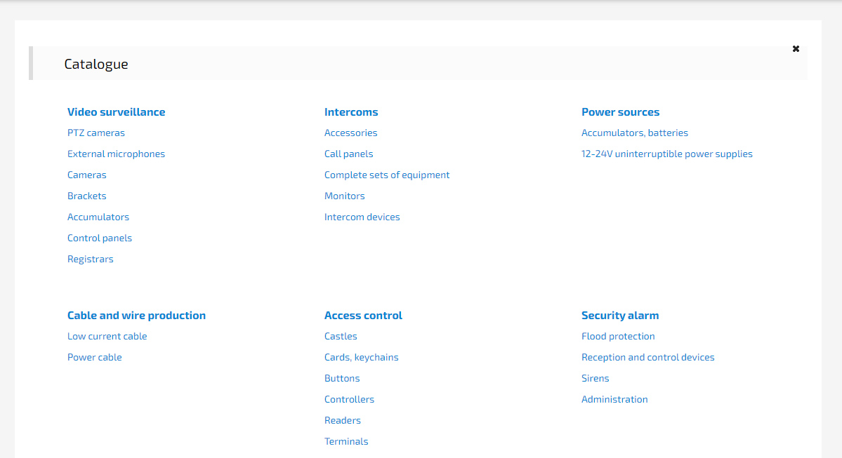 Block/Menu