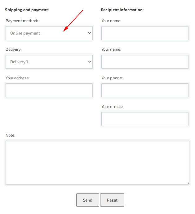 Online payment